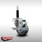 Service Caster 3'' SS Gray Poly Swivel 3/4'' Expanding Stem Caster with Brake SCC-SSEX20S314-PPUB-TLB-34 - alternate 2